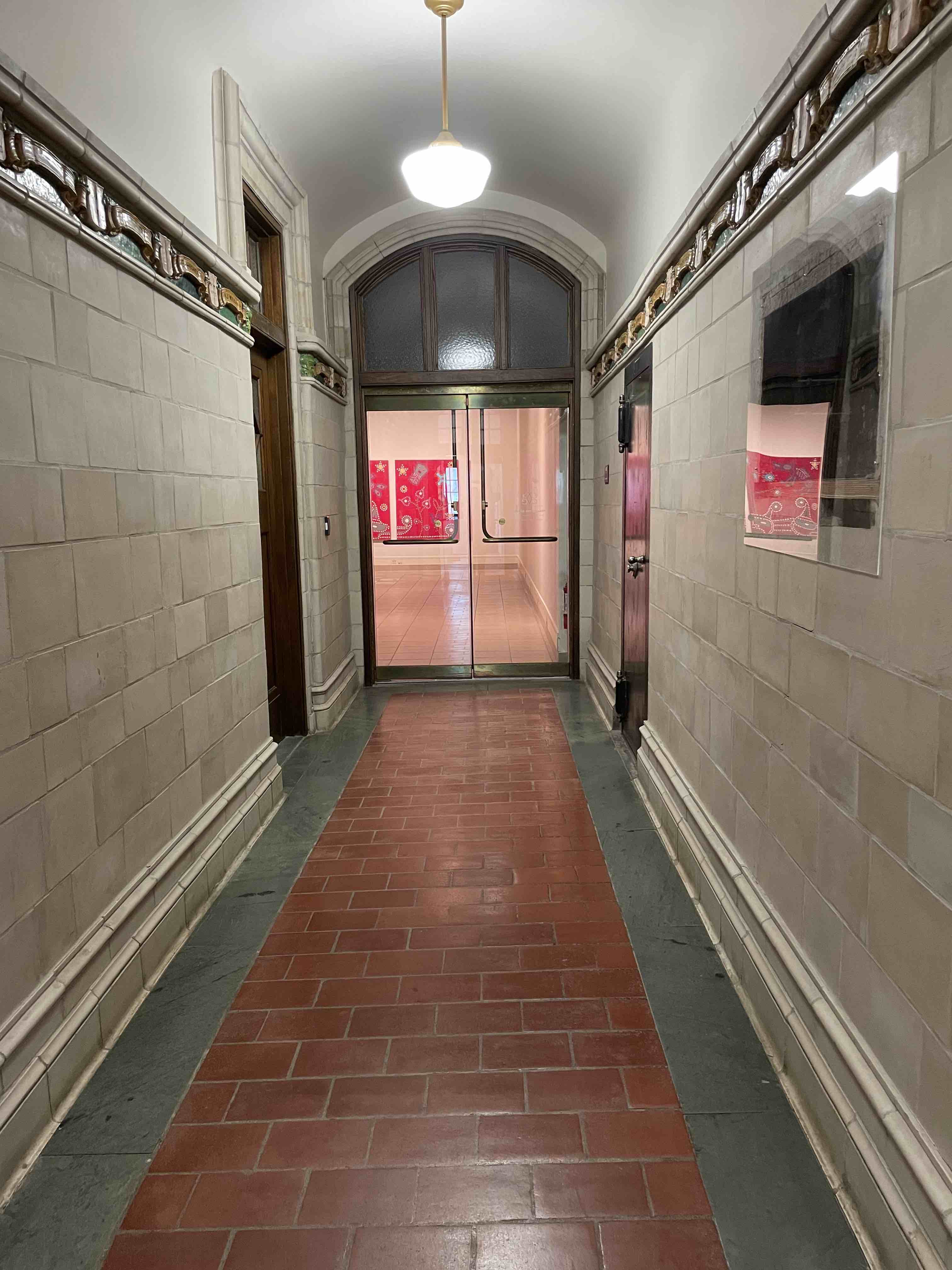 view from end of the hall when you turn right