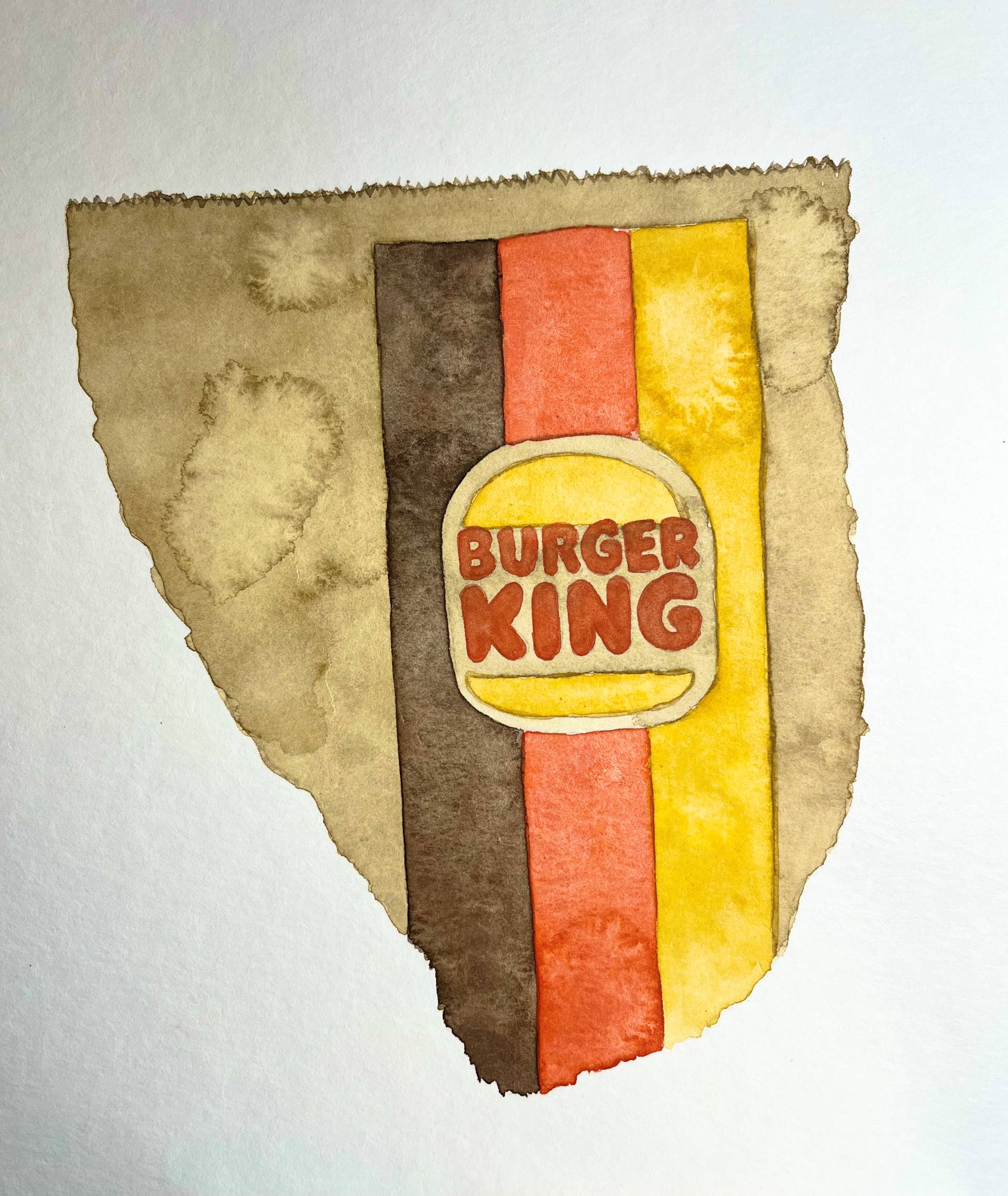 Image: Joseph Anderson, I Fall to Pieces (Detail), 2026, Watercolour on paper, 11" x 8.5"